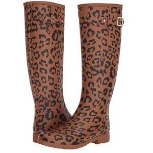 cheetah hunter rain boots